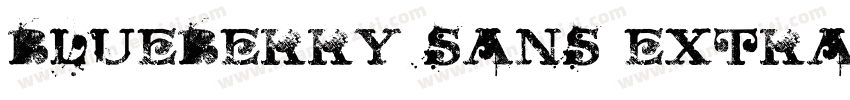 Blueberry Sans Extra字体转换